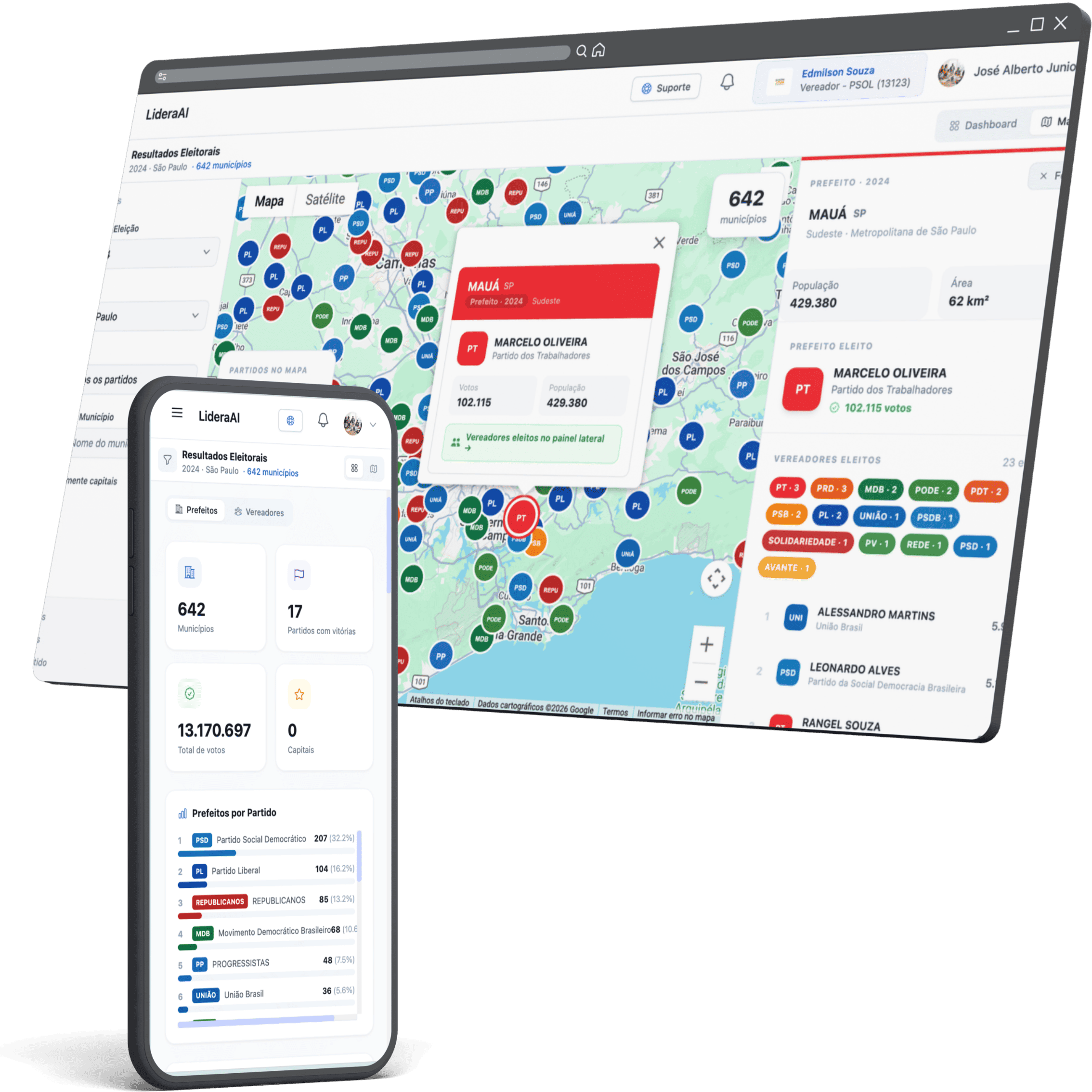 Módulo de Resultado das Eleições - LideraAI